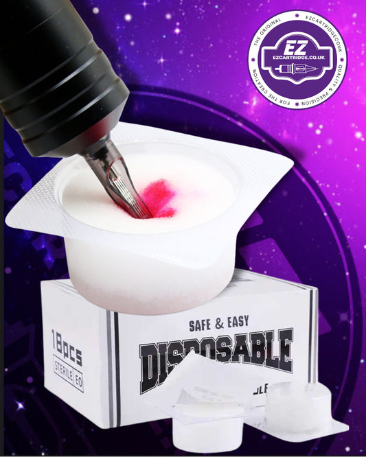 Dip cap sterile needle cleaning foam and cup 18 pack