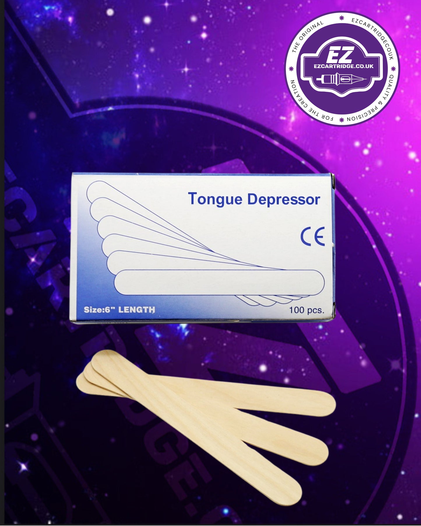 Non-sterile tongue depressors 100 pcs per box