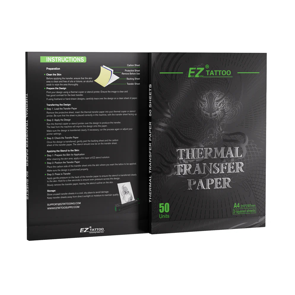 EZ THERMAL TRANSFER PAPER — TATTOO STENCIL PAPER(50PCS/8"X11")