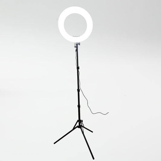 EZ Premium 18” Ring LED Floor Lamp with Phone Holder