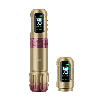 EZ P6 TURBO DIRECT DRIVE ADJUSTABLE STROKE WIRELESS TATTOO MACHINE 1.0–5.0MM