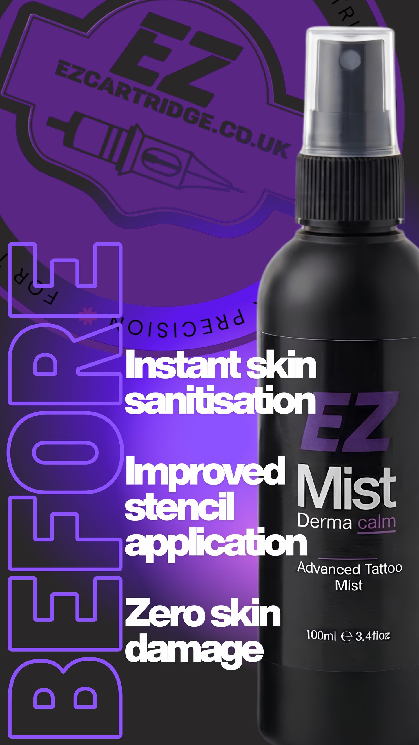 EZ Mist advanced tattoo mist spray