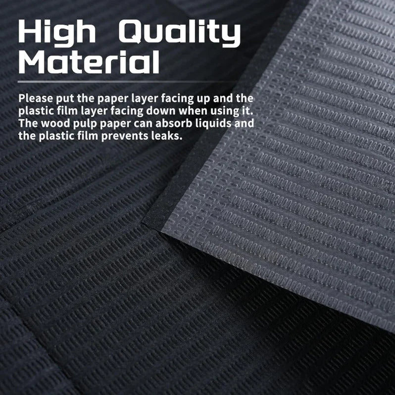 Ez dental lap cloths/bibs 125/250 packs