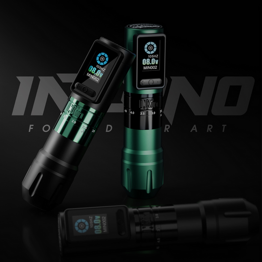 EZ Inferno （2.0mm-4.5mm）Wireless Tattoo Machine Adjustable Stroke and two batteries