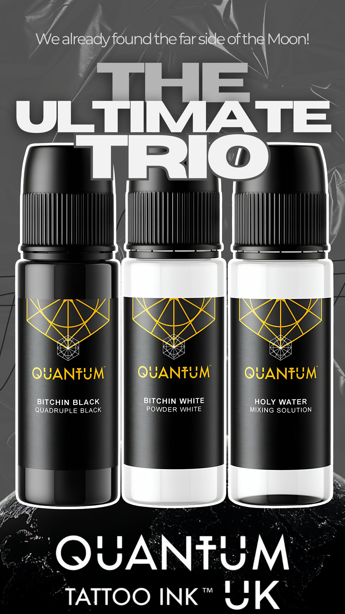 Quantum Bitchin TRIO bitchin black, Bitchin white and Holy water mixing solution
