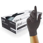 Unigloves select black and black pearl nitrile