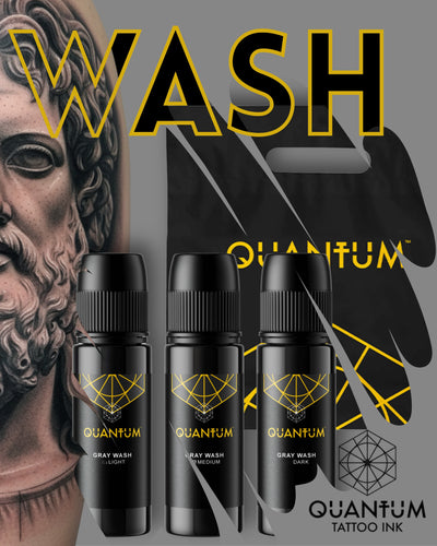 Quantum Gray Wash - Set of 3 - Tattoo Ink (120ml (4oz))