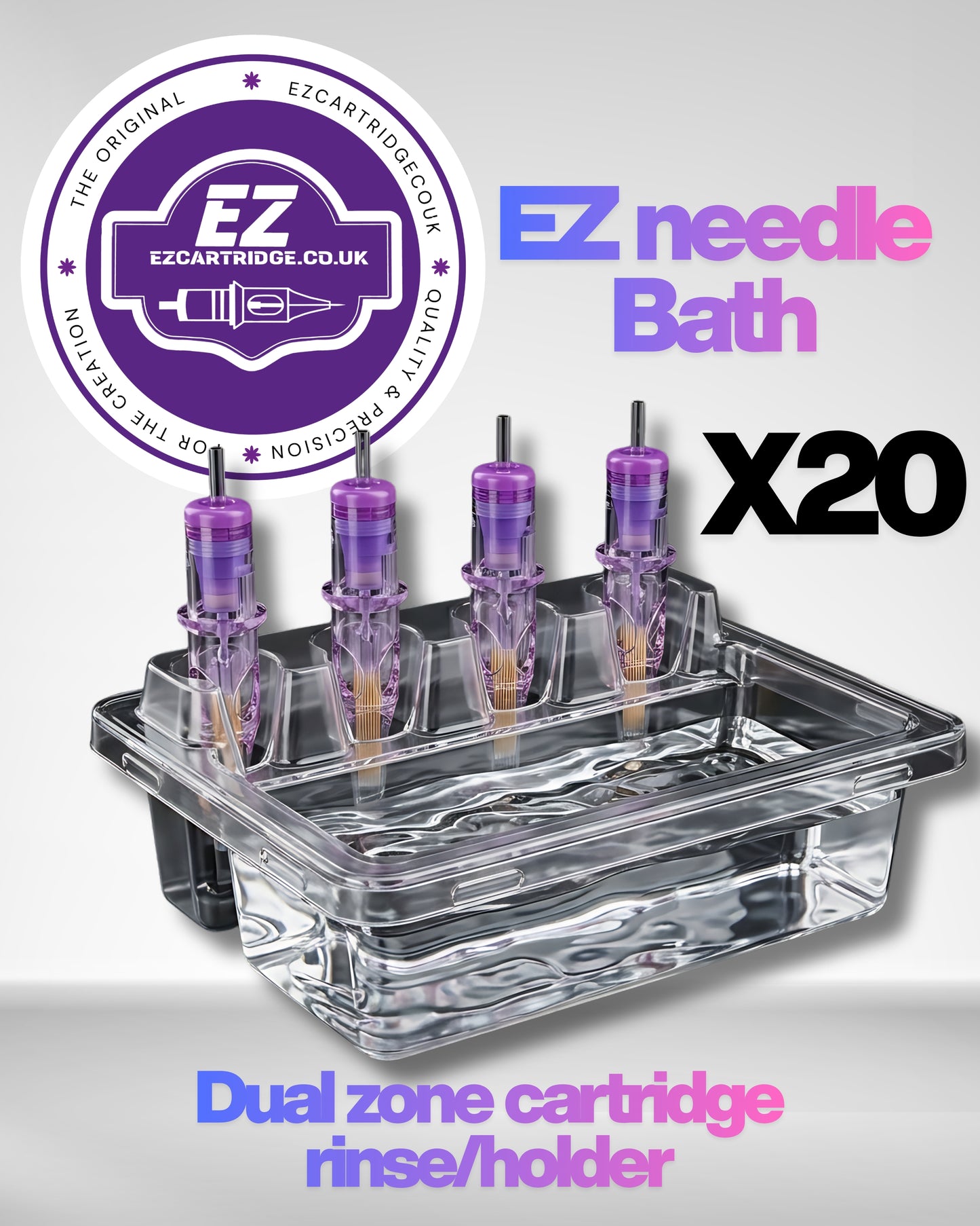 Ez needle bath 20 pack