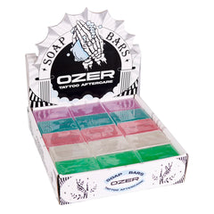 OZER Tattoo Care Soap Set - 5 Fragrances, 50g per bar, suitable for post-tattoo care and skin cleansing