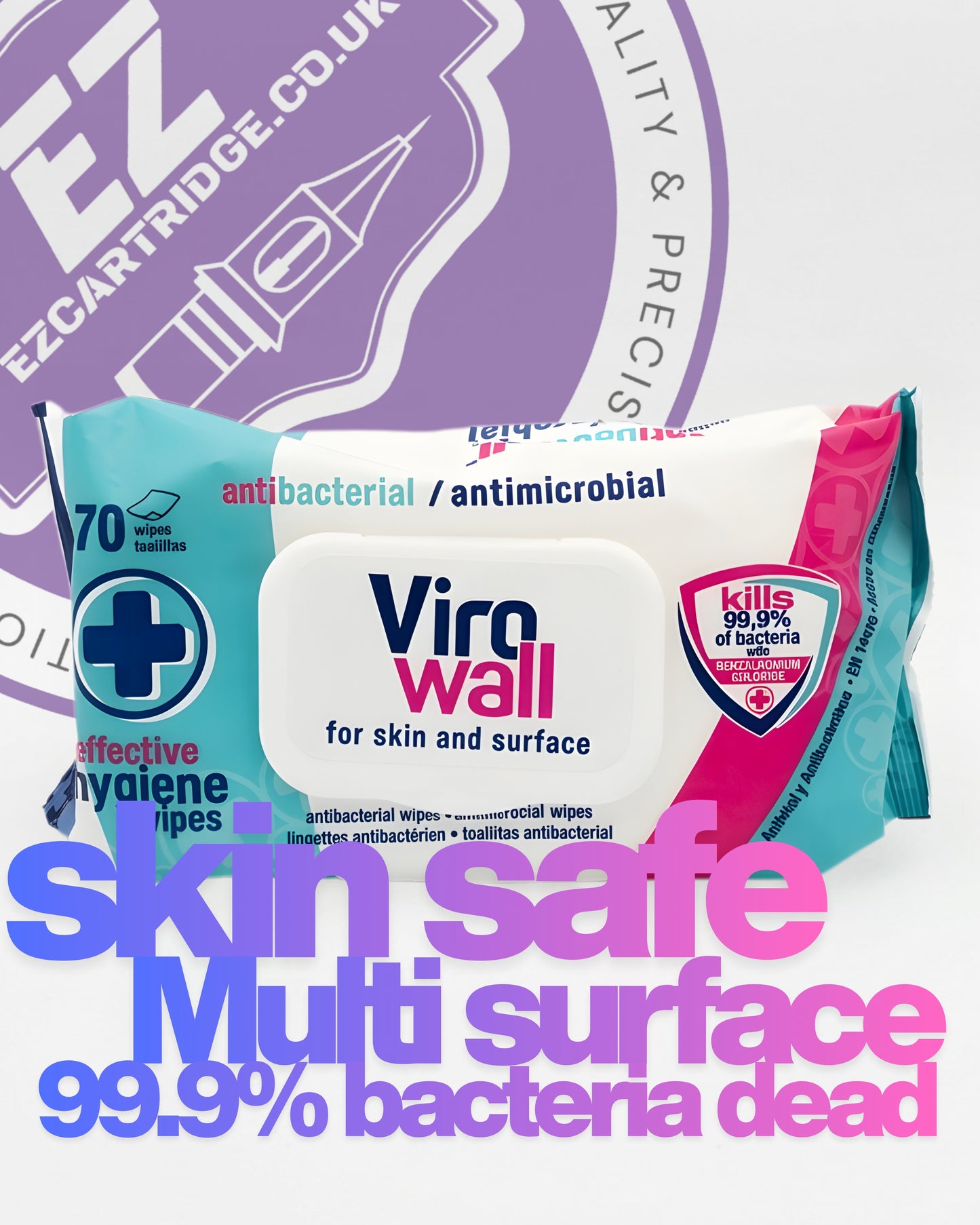 Virowall sanitizing wipes