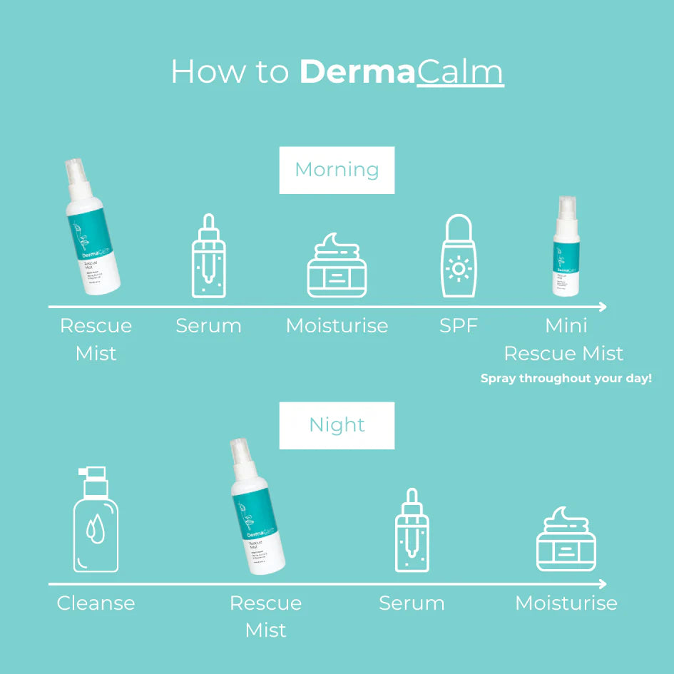DermaCalm rescue mist spray