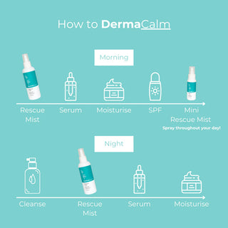 DermaCalm rescue mist spray