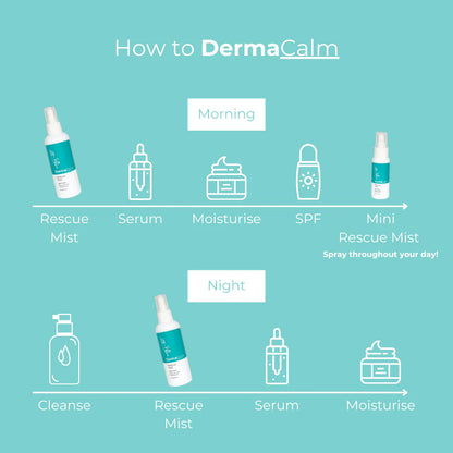 DermaCalm rescue mist spray
