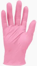 BODYTECH NITRILE EXAMINATION GLOVES BLACK, PURPLE OR PINK