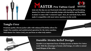 Master Pro Tattoo RCA Cable